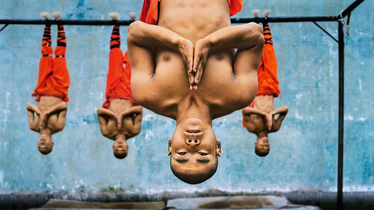 Shaolin monks in training.